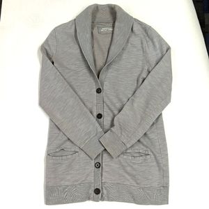 J. Crew Rumpled French Terry Cardigan